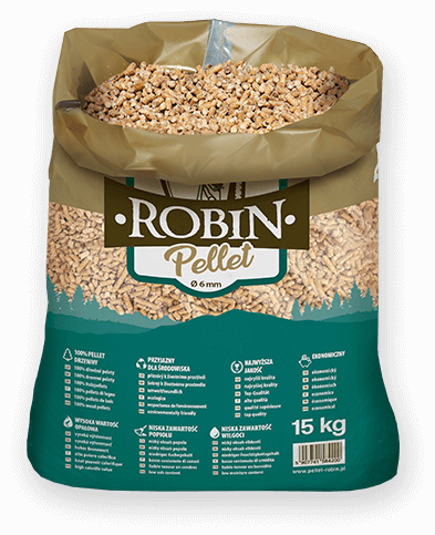 worek pelletu opałowego Robin do kupienia w Lubartowie lub sklepie internetowym